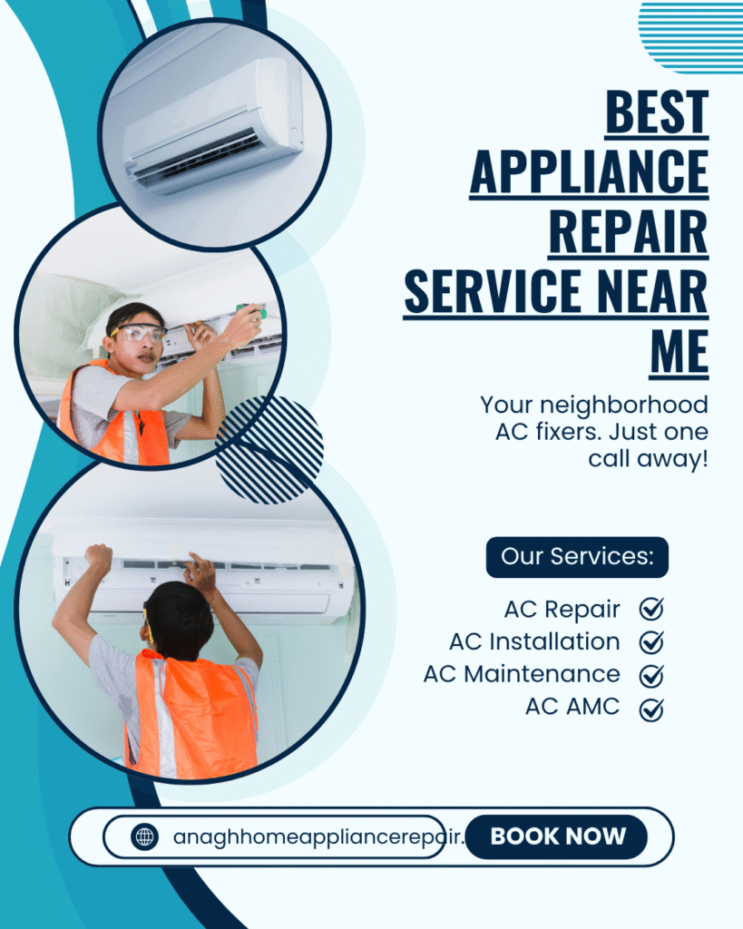 Best Appliance Repair Service Near Me? Anagh Home Service offers fast, affordable, and reliable repairs for ACs, refrigerators, TVs & more.