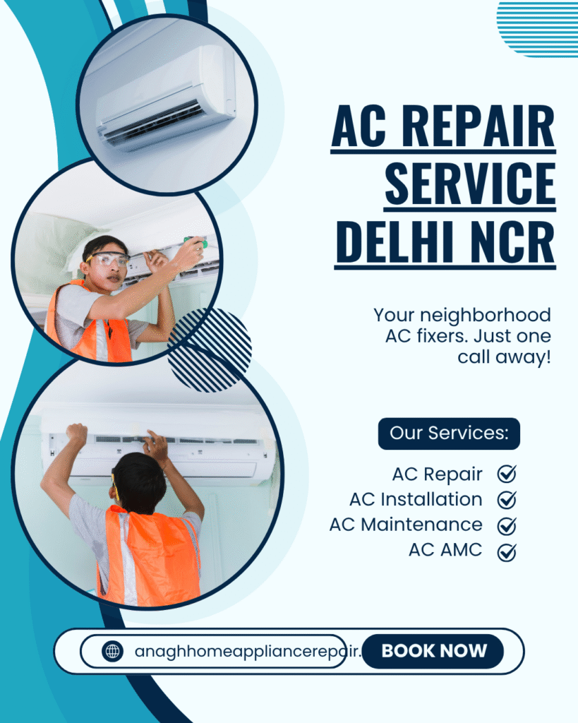 Get reliable and affordable AC Repair Service Delhi NCR with Anagh Home Services. Expert technicians, fast response, and same-day repair !