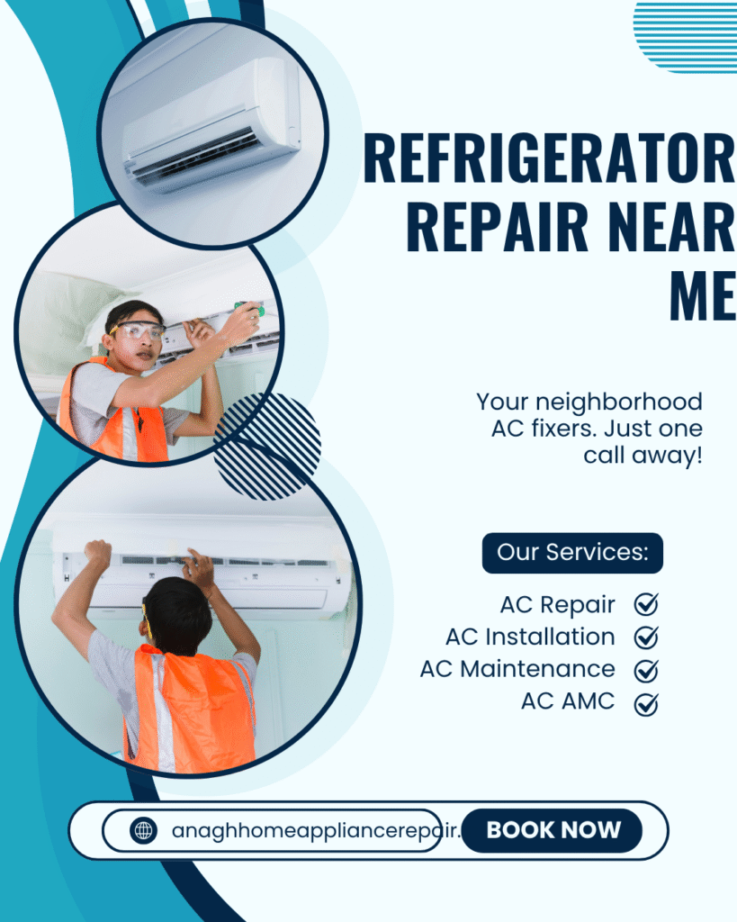 Looking for Refrigerator Repair Near Me? Get expert fridge repair at home from Anagh Home Services. Quick, affordable, and reliable service !