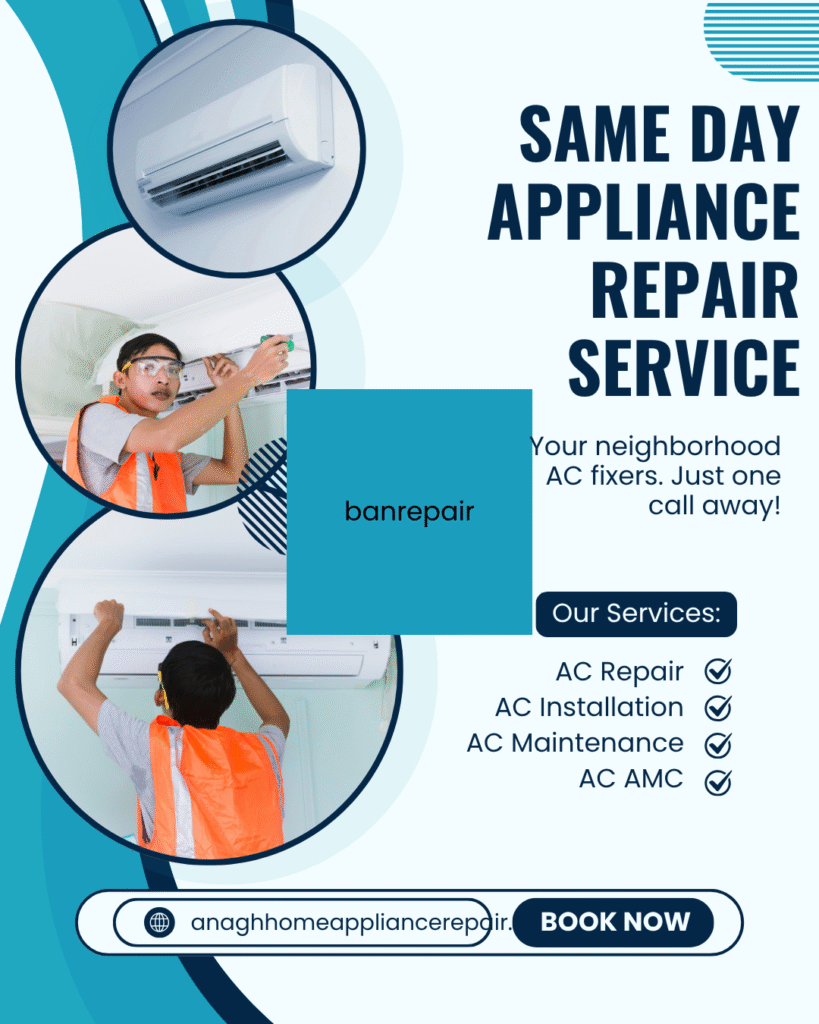 Looking for quick and affordable appliance repair? Anagh Home Services offers Same Day Appliance Repair Service across Delhi NCR.
