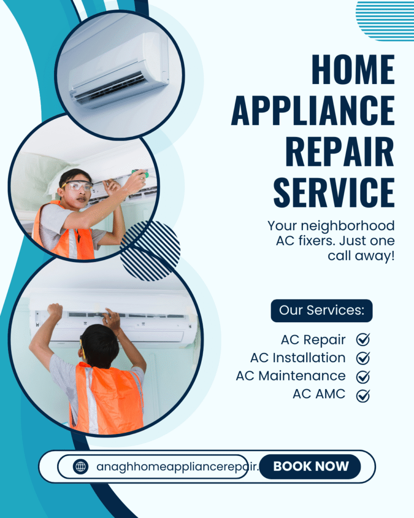 Looking for a trusted home appliance repair service? Anagh Home Service provides fast, affordable doorstep repair for all major home appliances.