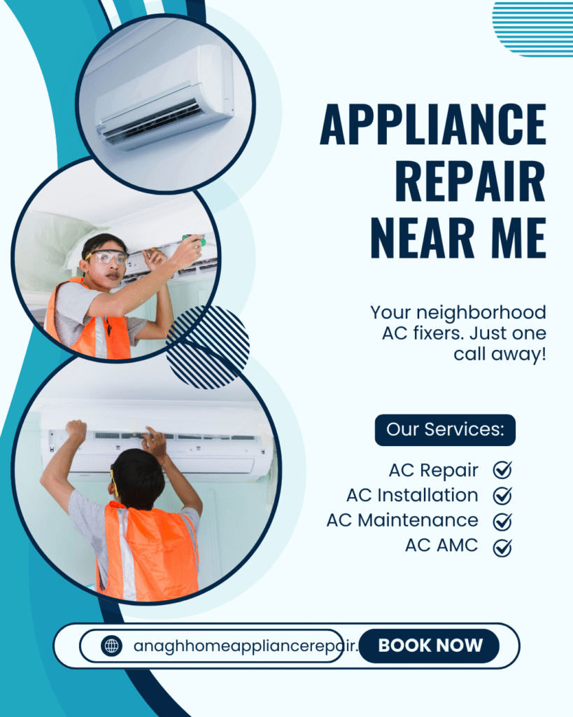 Looking for appliance repair near me? Anagh Home Services offers fast, reliable home appliance repair with expert technicians and transparent pricing.