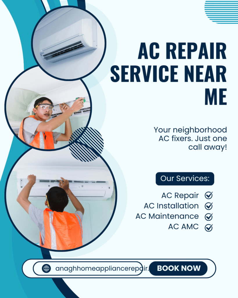 Looking for a reliable AC repair service near me? Anagh Home Services provides fast, honest, and affordable cooling repairs. Book your expert technician today!