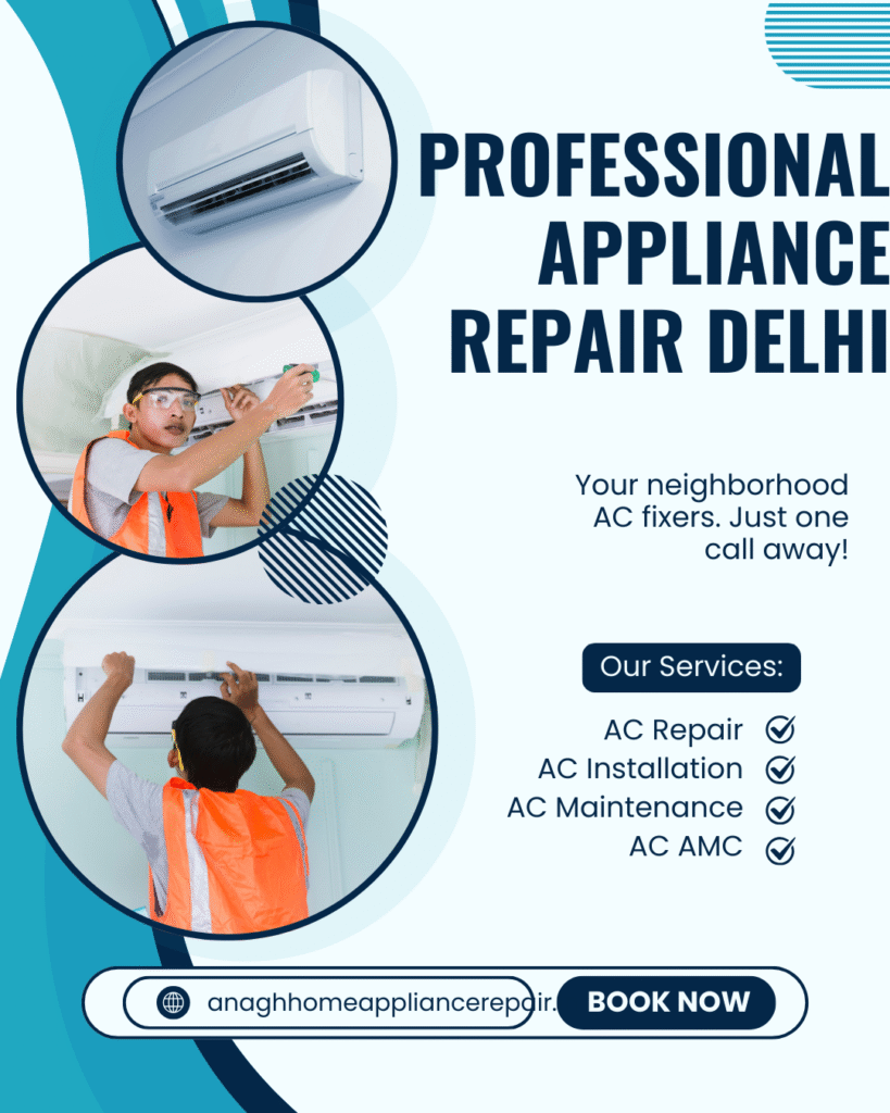 Looking for professional appliance repair in Delhi? Anagh Home Service offers expert home repair, genuine parts, and fast service.